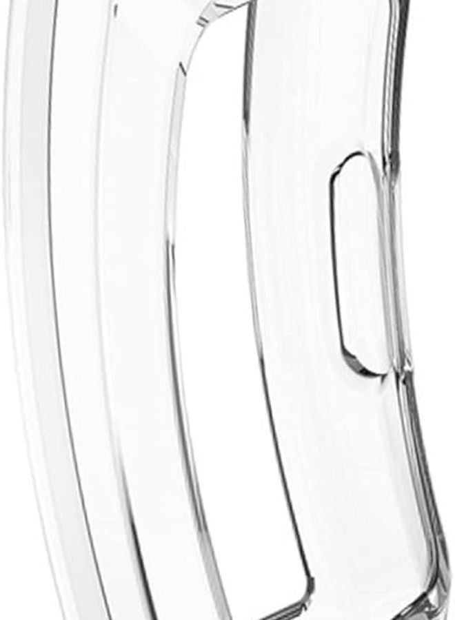 Fitbit Inspire HR TPU Protective Case 2 Pack Transparent White Shockproof Lightweight Cover - Image 1